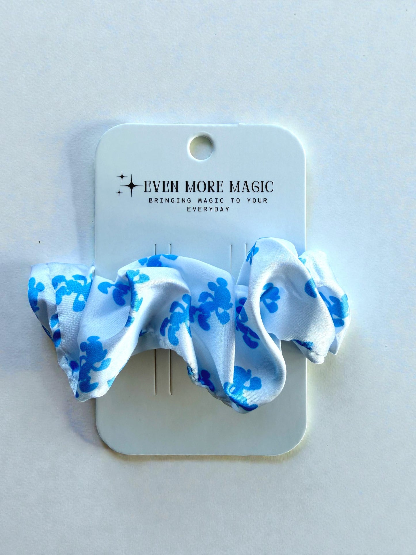 Magical Miles - White Scrunchie