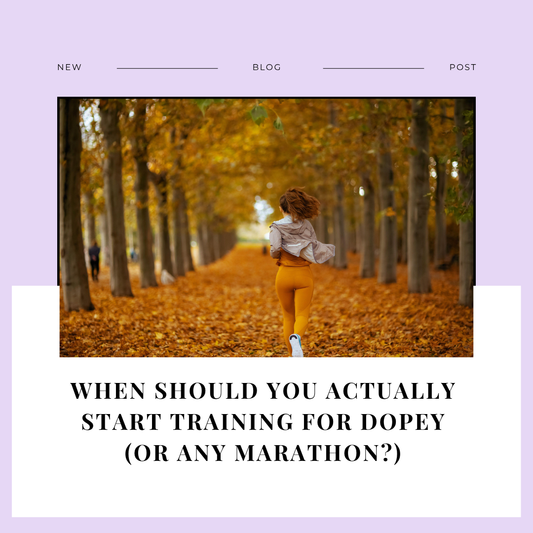 When Should You Actually Start Training for Dopey (or Any Marathon?)